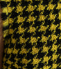 Dolce & Gabbana Yellow Houndstooth Sleeveless Aline Mini Dress