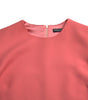 Dolce & Gabbana Pink Virgin Wool Sleeveless Mini Dress