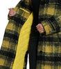 Dolce & Gabbana Yellow Plaid Long Sleeve Casual Coat Jacket