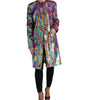 Dolce & Gabbana Multicolor Polyester Sequined Coat Jacket