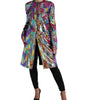 Dolce & Gabbana Multicolor Polyester Sequined Coat Jacket
