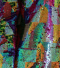 Dolce & Gabbana Multicolor Polyester Sequined Coat Jacket