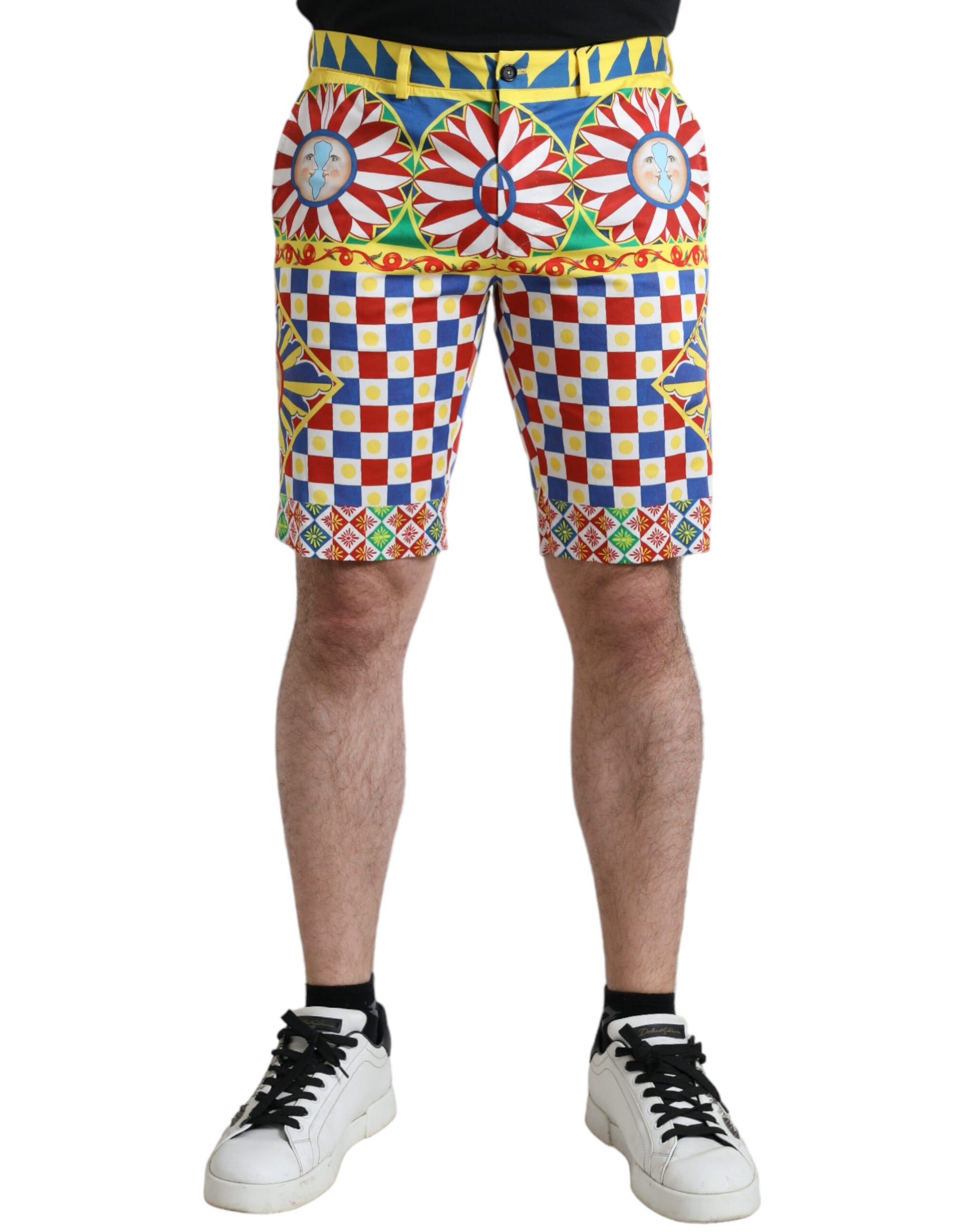 Bermuda imprimé multicolore Dolce &amp; Gabbana