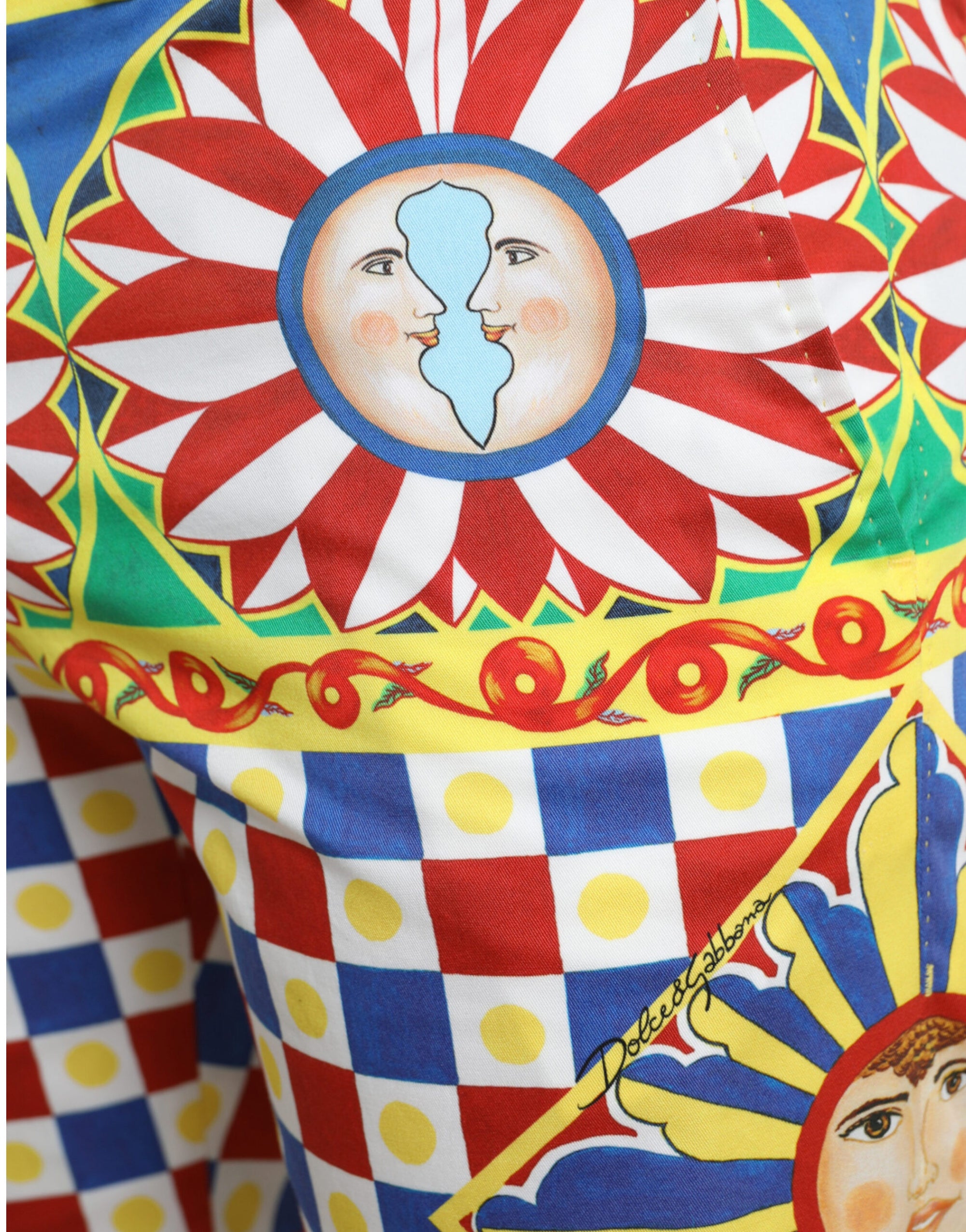 Bermuda imprimé multicolore Dolce &amp; Gabbana