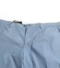 Dolce & Gabbana Sky Blue Cotton Folded Hem Men Bermuda Shorts