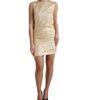 Dolce & Gabbana Metallic Floral Jacquard A-line Mini Dress
