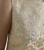 Dolce & Gabbana Metallic Floral Jacquard A-line Mini Dress