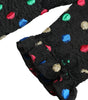 Dolce & Gabbana Black Polka Dot Ruffle Cotton Midi Dress