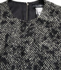 Dolce & Gabbana Black Chevron Polyester Shift Mini Dress