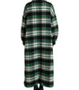 Dolce & Gabbana Green Plaid Long Sleeve Casual Coat Jacket