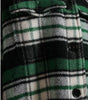 Dolce & Gabbana Green Plaid Long Sleeve Casual Coat Jacket