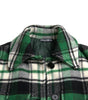 Dolce & Gabbana Green Plaid Long Sleeve Casual Coat Jacket