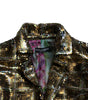 Dolce & Gabbana Multicolor Polyester Sequined Cropped Jacket