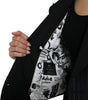 Blazer croisé en laine à rayures élégant Dolce & Gabbana