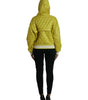 Dolce & Gabbana Yellow Nylon Quilted Hooded Pullover Jacket