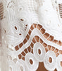 Short taille haute en dentelle Dolce & Gabbana Chic en blanc pur