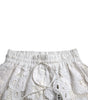 Short taille haute en dentelle Dolce & Gabbana Chic en blanc pur