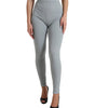 Dolce &amp; Gabbana Elegant High Waist Leggings in Gray