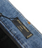 Dolce &amp; Gabbana Chic High Waist Skinny Pants with Denim Shorts