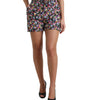 Short fleuri taille haute vibrant Dolce & Gabbana