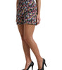 Short fleuri taille haute vibrant Dolce & Gabbana