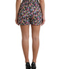Short fleuri taille haute vibrant Dolce & Gabbana