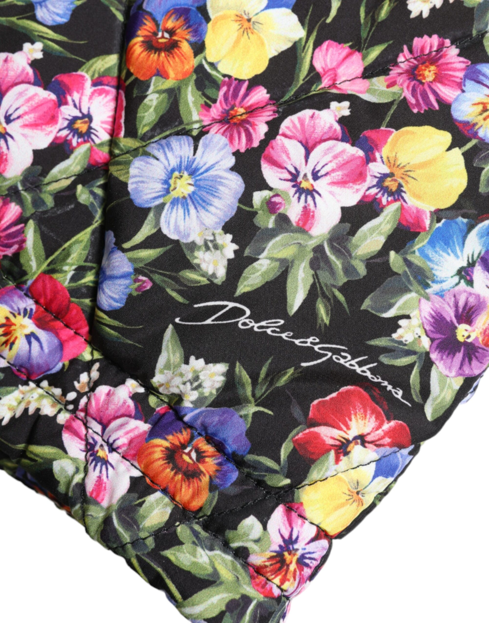 Short fleuri taille haute vibrant Dolce & Gabbana