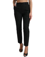 Dolce &amp; Gabbana High Waist Tapered Elegance Pants