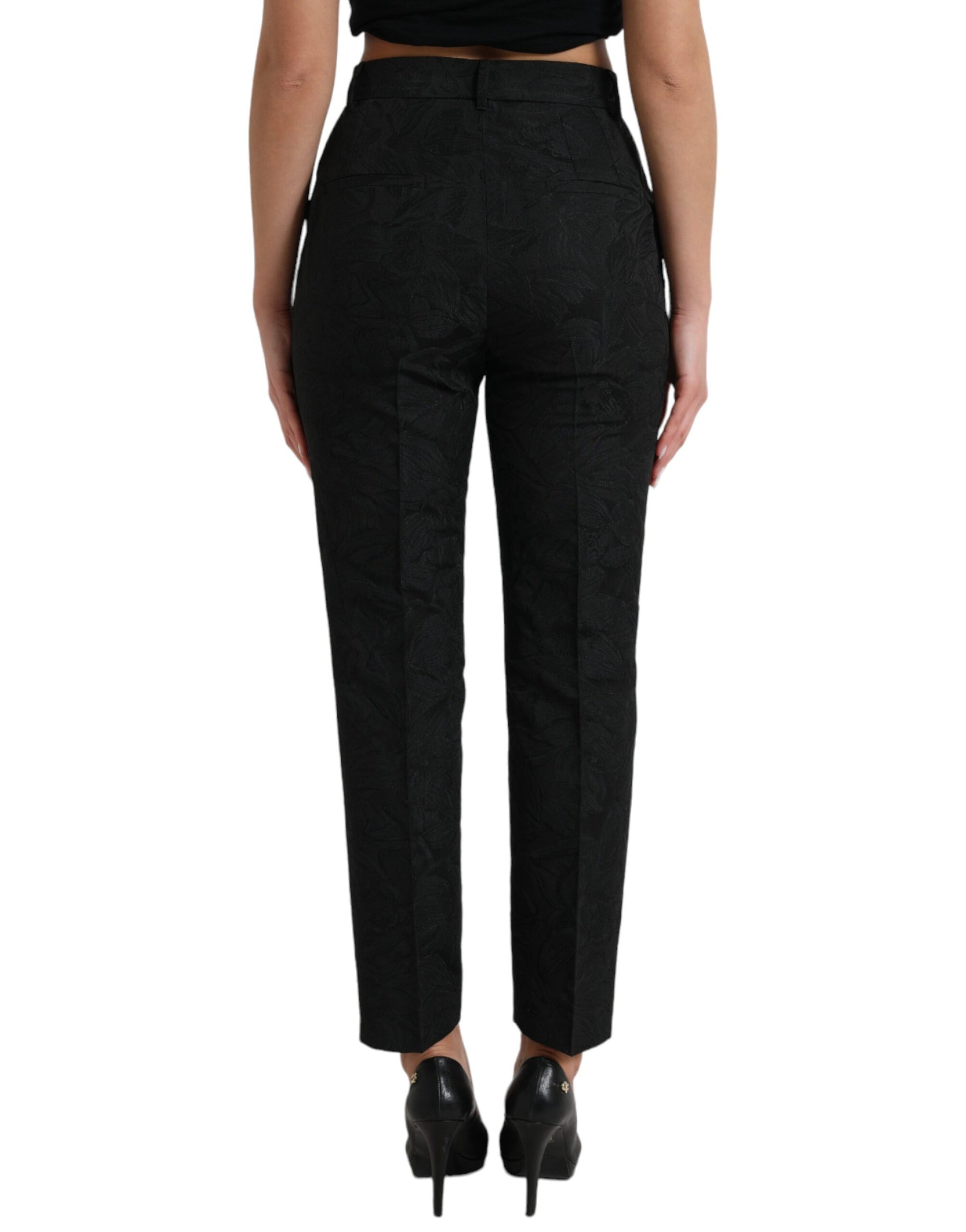Dolce &amp; Gabbana High Waist Tapered Elegance Pants
