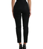 Dolce &amp; Gabbana Elegant High Waist Tapered Wool Pants