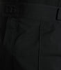 Dolce & Gabbana Black Polyester Logo Straight Pants