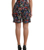 Short taille haute à imprimé floral chic Dolce &amp; Gabbana