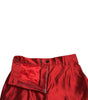 Dolce &amp; Gabbana Elegant High Waist Wide Leg Silk Pants