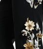 Dolce &amp; Gabbana Elegant High Waist Floral Tapered Pants