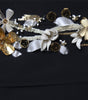Dolce &amp; Gabbana Elegant High Waist Floral Tapered Pants