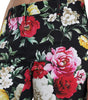 Dolce &amp; Gabbana Elegant Floral Mid Waist Cropped Pants