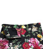Dolce &amp; Gabbana Elegant Floral Mid Waist Cropped Pants