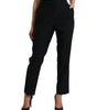 Dolce &amp; Gabbana Elegant High Waist Wool Pants