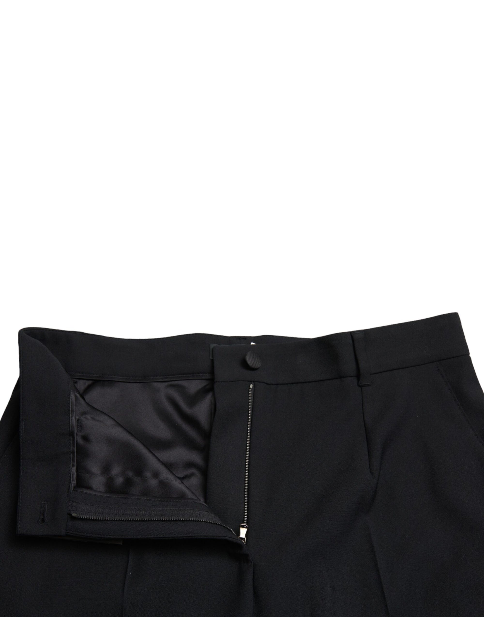 Dolce &amp; Gabbana Elegant High Waist Wool Pants