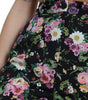 Dolce &amp; Gabbana Floral High Waist Wide Leg Pants