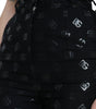 Dolce &amp; Gabbana Chic High Waist Straight Pants with Logo Print
