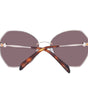 Emilio Pucci Rose Gold Women Sunglasses