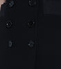 Dolce & Gabbana Black Wool Button High Waist Aline Mini Skirt