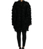 Dolce & Gabbana Black Sequined Embellished Pullover Sweater