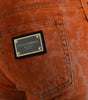 Dolce & Gabbana Multicolor Ombre Cotton Slim Fit Denim Jeans