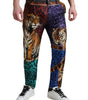 Dolce & Gabbana Multicolor Tiger Cotton Loose Denim Jeans