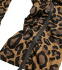 Dolce & Gabbana Brown Leopard Jacquard Jogger Pants