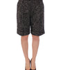 Dolce & Gabbana Elegant Gray Alpaca Blend Shorts