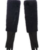 Dolce & Gabbana Elegant Elbow Length Leather Gloves