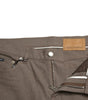Dolce & Gabbana Brown Cotton Stretch Skinny Men Pants